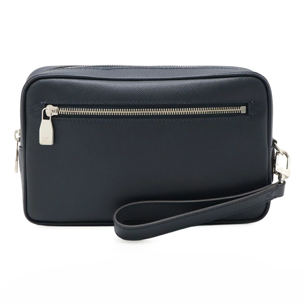 LOUIS VUITTON Taiga Pochette Kasai Shoulder Bag Handbag Marine Blue Navy Blue